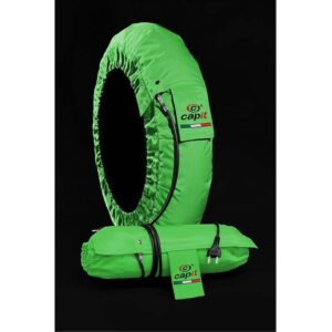 Capit Suprema Spina Tyre Warmers - Green - Riders Junction