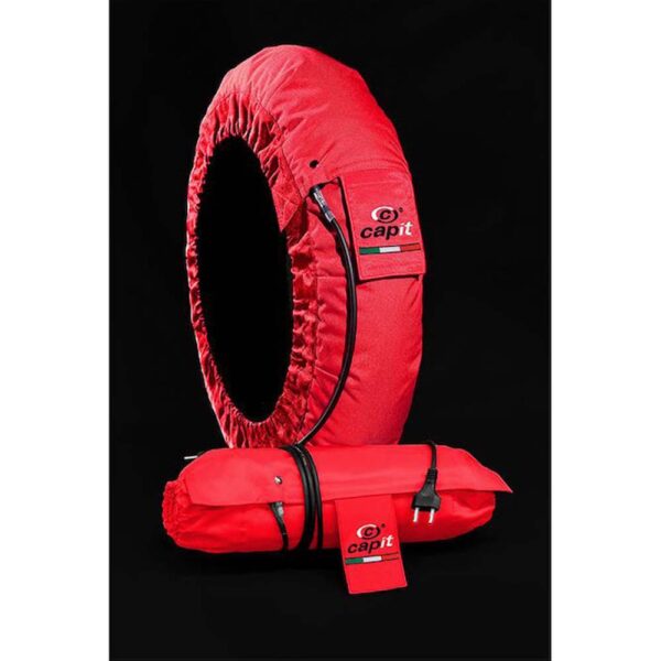 Capit Suprema Spina Tyre Warmers - Red - Riders Junction
