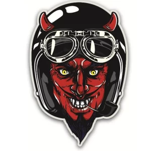Devil's Smirk Sticker - Wander Looms - Riders Junction