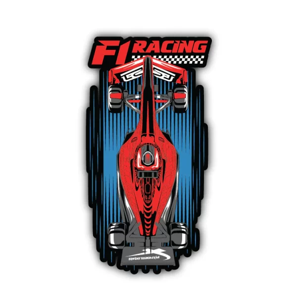 F1 Racing Sticker - Wander Looms - Riders Junction
