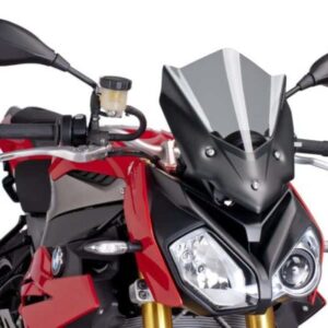 PUIG Windscreen for BMW S1000R (2017-19) - Light Smoke - Riders Junction