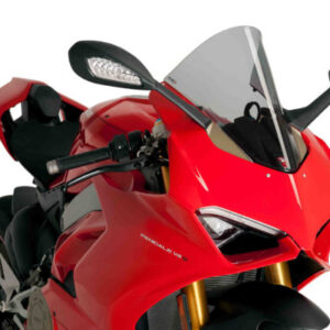 Puig - Windscreen for Ducati Panigale 1100 V4/V2 (2019-20) - Light Smoke - Riders Junction