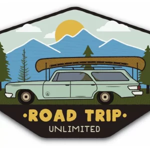 Road Trip Unlimited Sticker - Wander Looms - Riders Junction