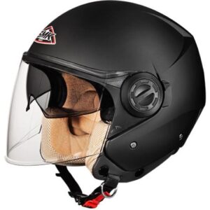 SMK Cooper - Unicolour Matt Black Helmet - MA200 - Riders Junction