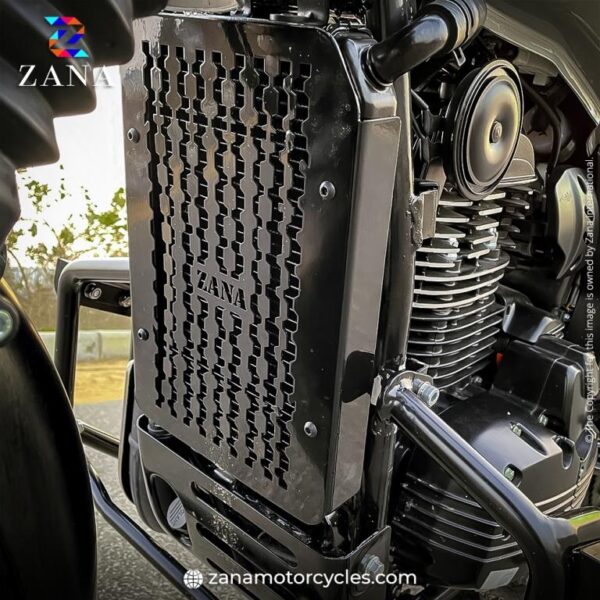 YEZDI ADVENTURE RADIATOR GRILL HONEYCOMB (BLACK) - ZI-8171 - Riders Junction