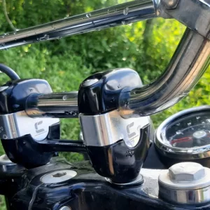 1 Inch Handlebar Risers (Insert Type) for Interceptor 650 - Riders Junction