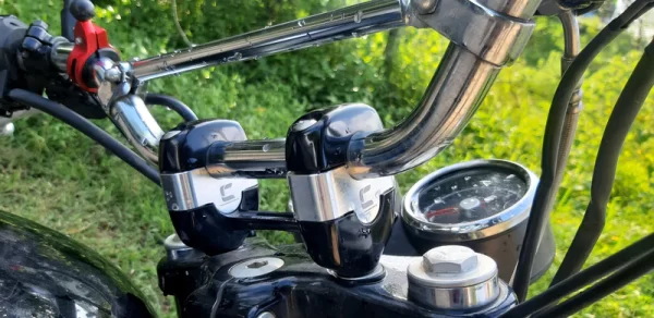 1 Inch Handlebar Risers (Insert Type) for Interceptor 650 - Riders Junction