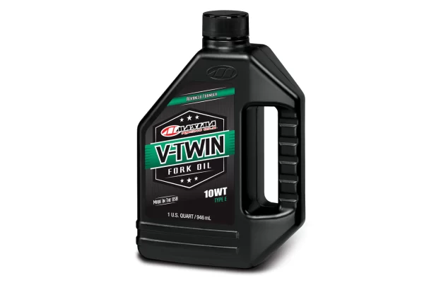 MAXIMA V-TWIN FORK OIL 10WT TYPE E - 1 U.S. QUART / 946mL - Riders Junction