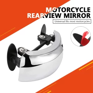 Motorcycle blind 180 degree mirror