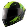 Vega Bolt Macho Matt Black Neon Yellow Helmet - Riders Junction