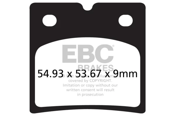 Brake Pads - FA696HH Fully Sintered - EBC