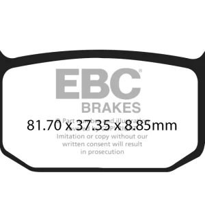 Brake Pads - FA698HH Fully Sintered (REAR) - EBC
