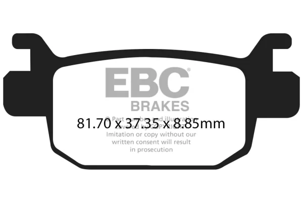 Brake Pads - FA698HH Fully Sintered (REAR) - EBC