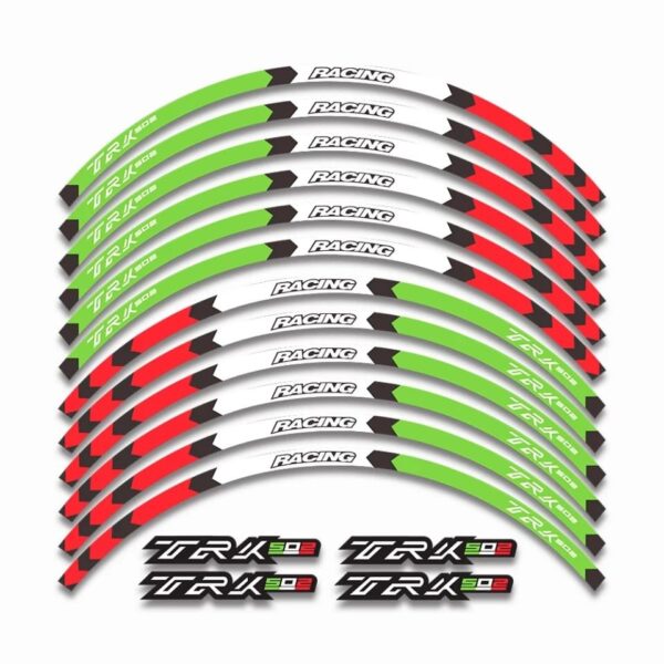 Multicolor Rim Stickers for Benelli TRK 502