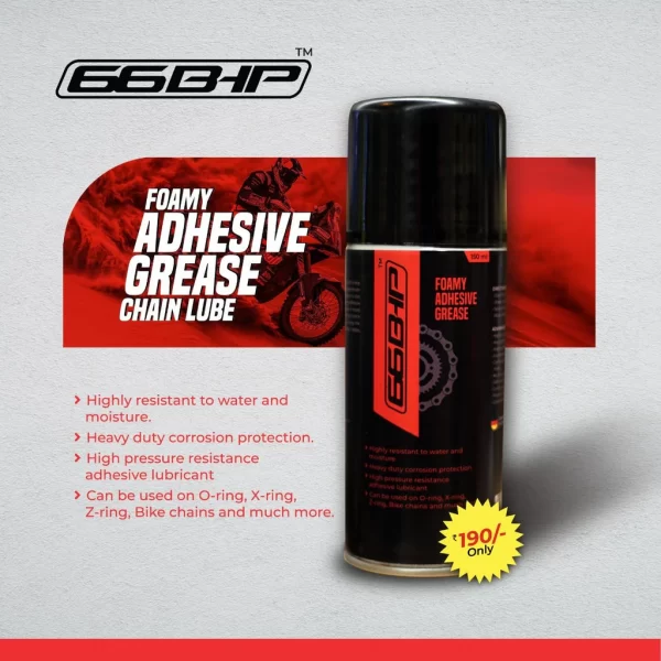 66Bhp Foam Chain Lube Red (150 ML)