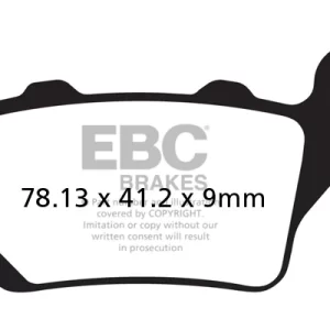 Brake Pads - FA208R Sintered - EBC (Rear)