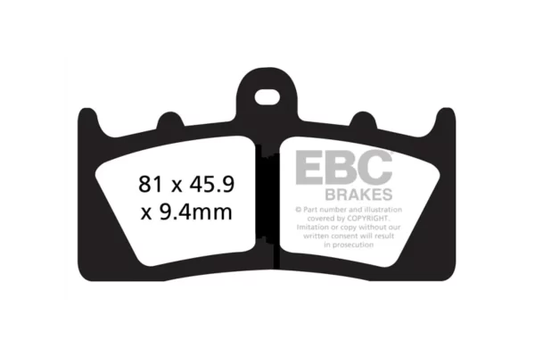 Brake Pads - FA613HH Fully Sintered (Front) - Riders Junction