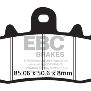 Brake Pads - FA630HH Fully Sintered - EBC (1 Set Front)