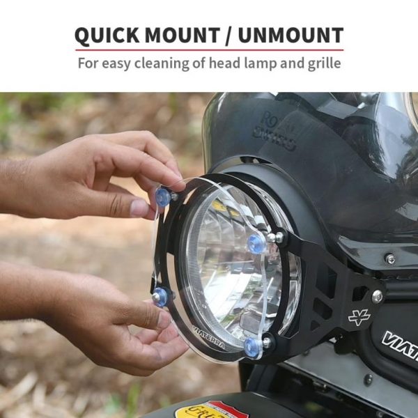 Headlight Guard for RE Himalayan BS4/BS6 (2016-2021) - ViaTerra