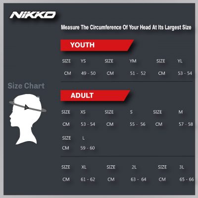 Size Charts for Helmets - Riders Junction