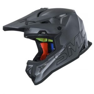 SMK Allterra Unicolour Off Road Helmet for Bikers - Anthracite - MADA620