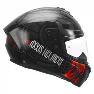 AXXIS Draken S Maori Devil Helmet - Glossy Black