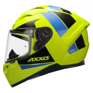AXXIS Segment SIX Helmet - Fluorescent Yellow