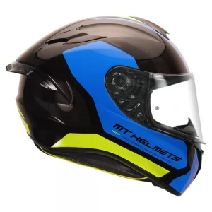 MT Targo Both Helmet for Riders - Gloss Blue - MT Helmets