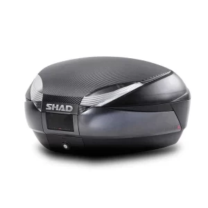 SHAD SH48 Top Case+Backrest Black