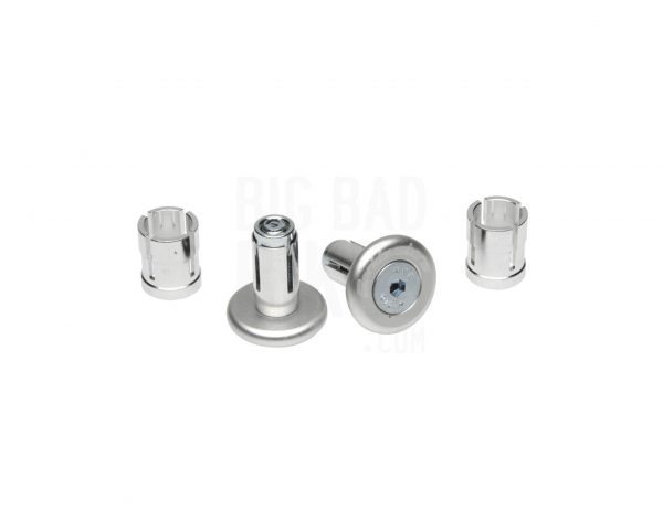 Barkbusters Bar End Grip Protectors – Silver