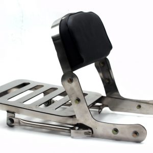 Bullet Backrest With Carrier Plate In Stainless Steel