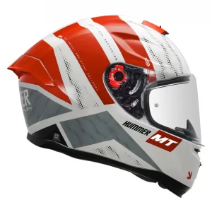 MT Hummer Flex Helmet - Glossy Red