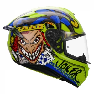 MT Targo Pro Joker Gloss Helmet - Fluorescent Yellow