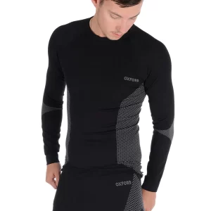 Oxford Base Layer Knitted Top - Black - 2XL/3XL