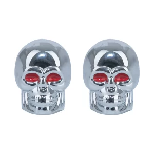 Oxford Skeleton Valve Caps - Silver