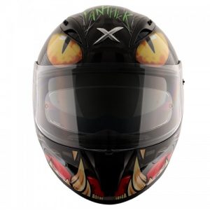 AXOR - Street Panther Full Face Helmet - Glossy Black Grey