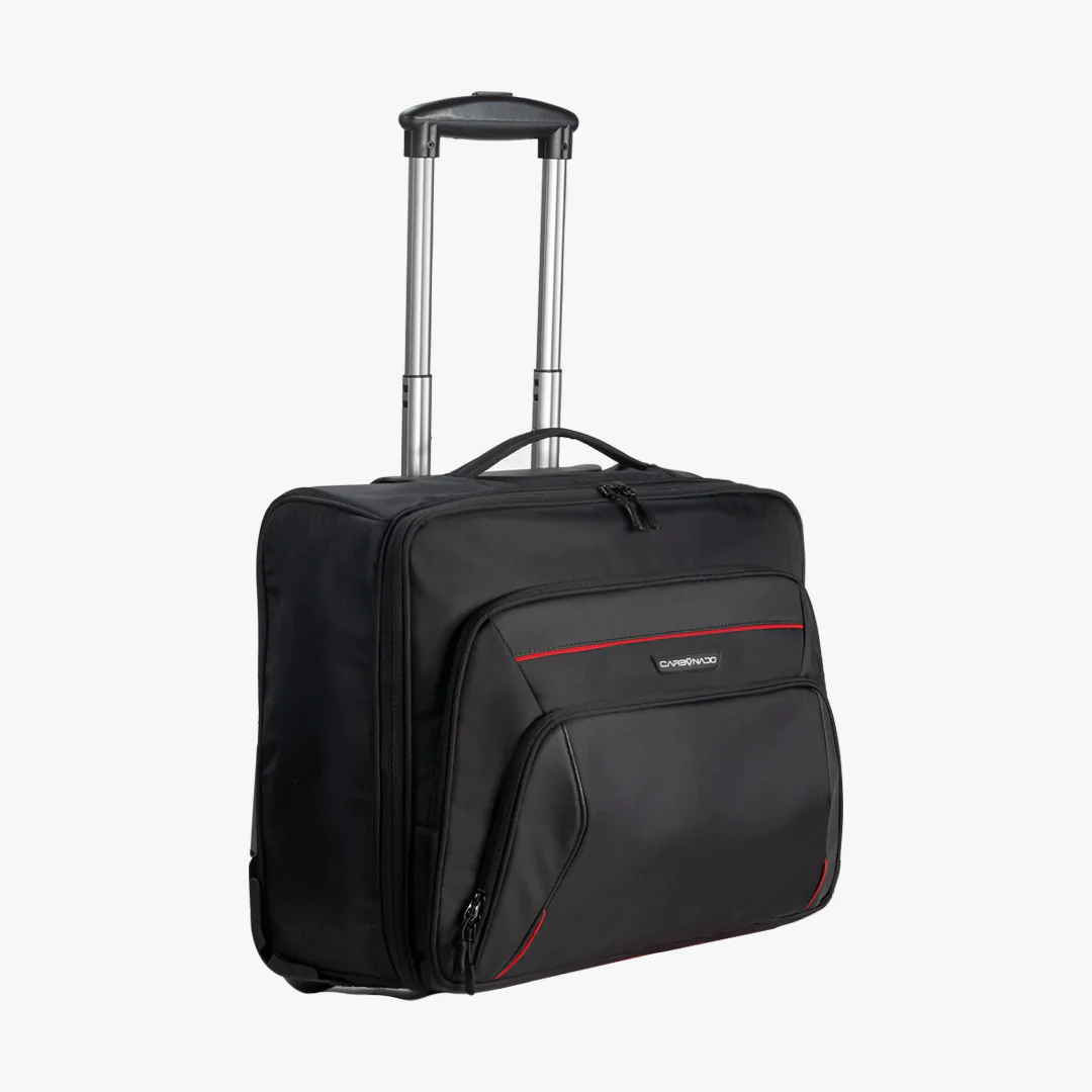 Buy Carbonado Executive Trolley - Black & Red Online at Best Price from ...