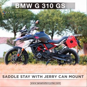 SADDLE STAY BLACK WITH JERRY CAN MOUNT - ZI-8238