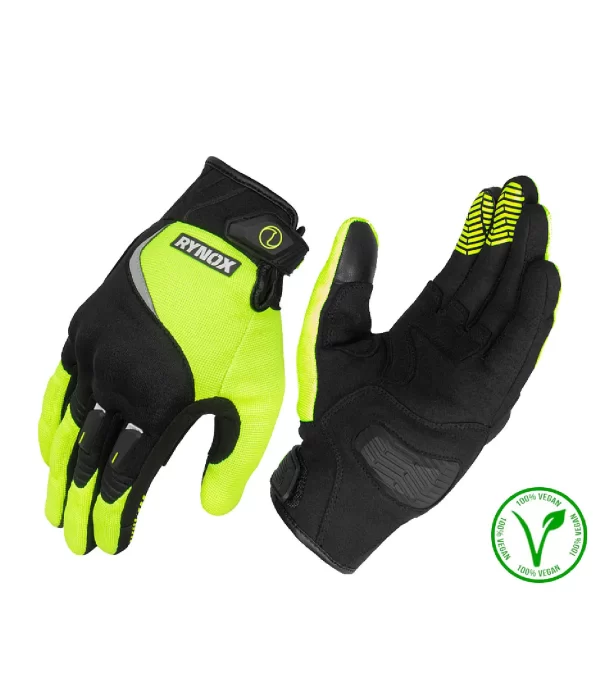 Helium GT Gloves - Black HI-VIZ Green