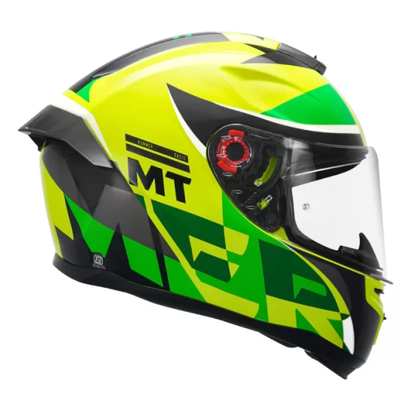 MT Hummer Oasis Helmet - Gloss Fluorescent Yellow