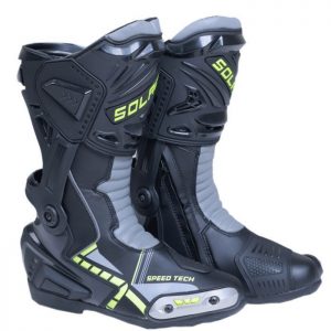 Riding Boots - Speedtech V2 Boots (Black & Neon)