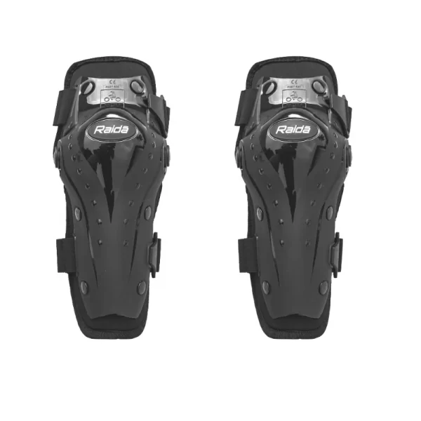 Dual Axis Knee Guard / Shin Guard - Black