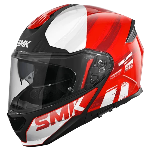 SMK Gullwing Tourleader Glossy Red Helmet- GL363