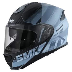 SMK Gullwing Tourleader Matt Blue Helmet- MA626