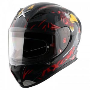 Zazu Helmet - Glossy Black & Red