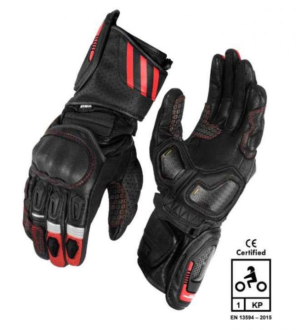 Rynox Storm Evo 3 Riding Gloves Red