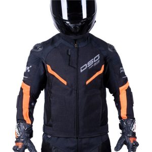 DSG Race Pro V2 Ripstop (LE) Riding Jacket Orange Fluo Black