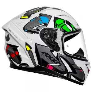 AXXIS Segment Arrows Helmet - Gloss Grey