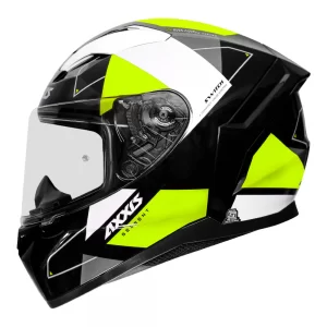AXXIS Segment Switch Black & Fluorescent Yellow Helmet