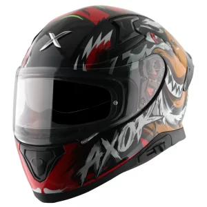Axor Apex Falcon Full-Face Helmet - Glossy Black Red